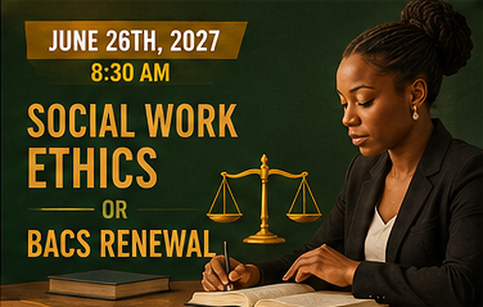 Social Work Ethics or BACS Renewal – VIRTUAL